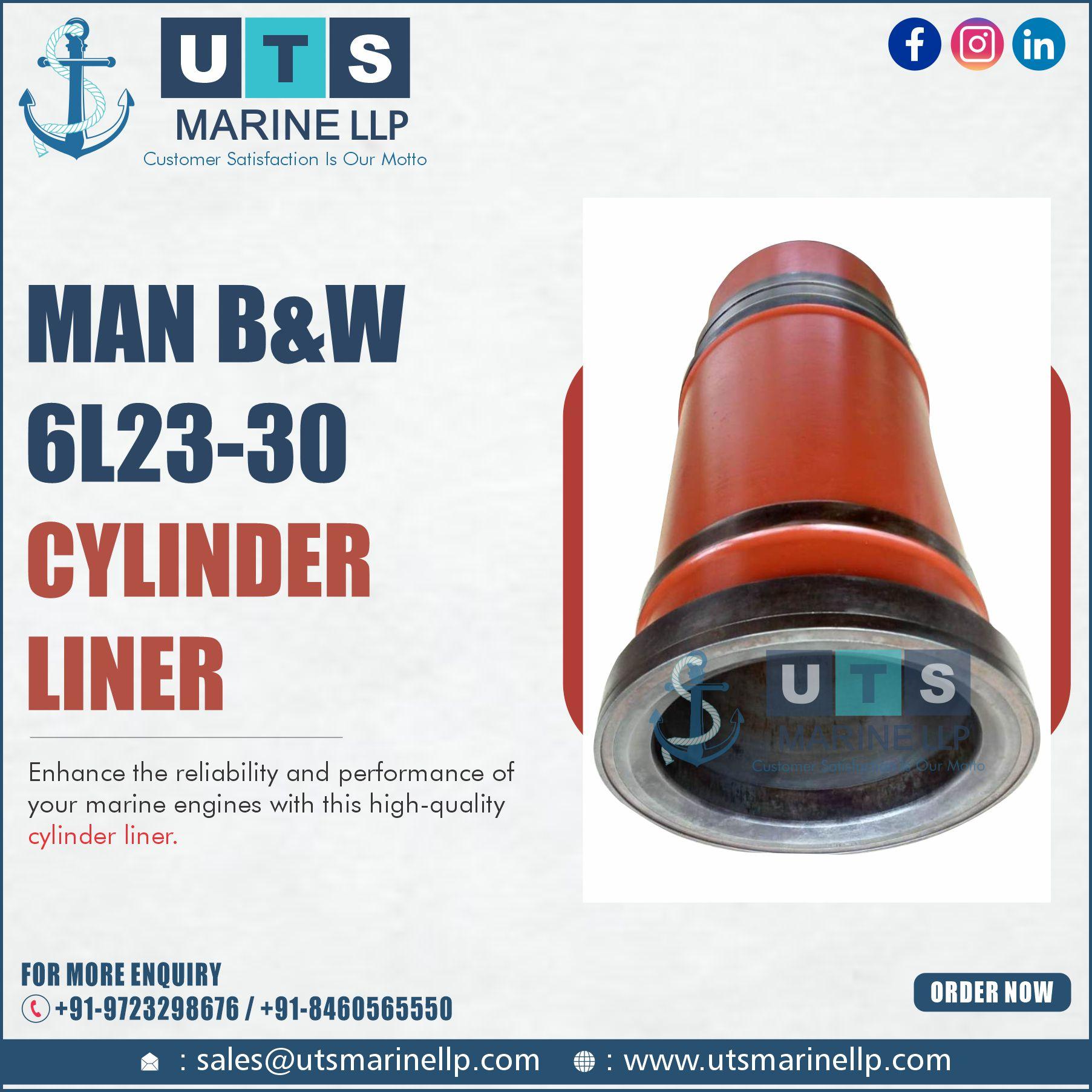 MAN B&W 6L23/30 cylinder liner