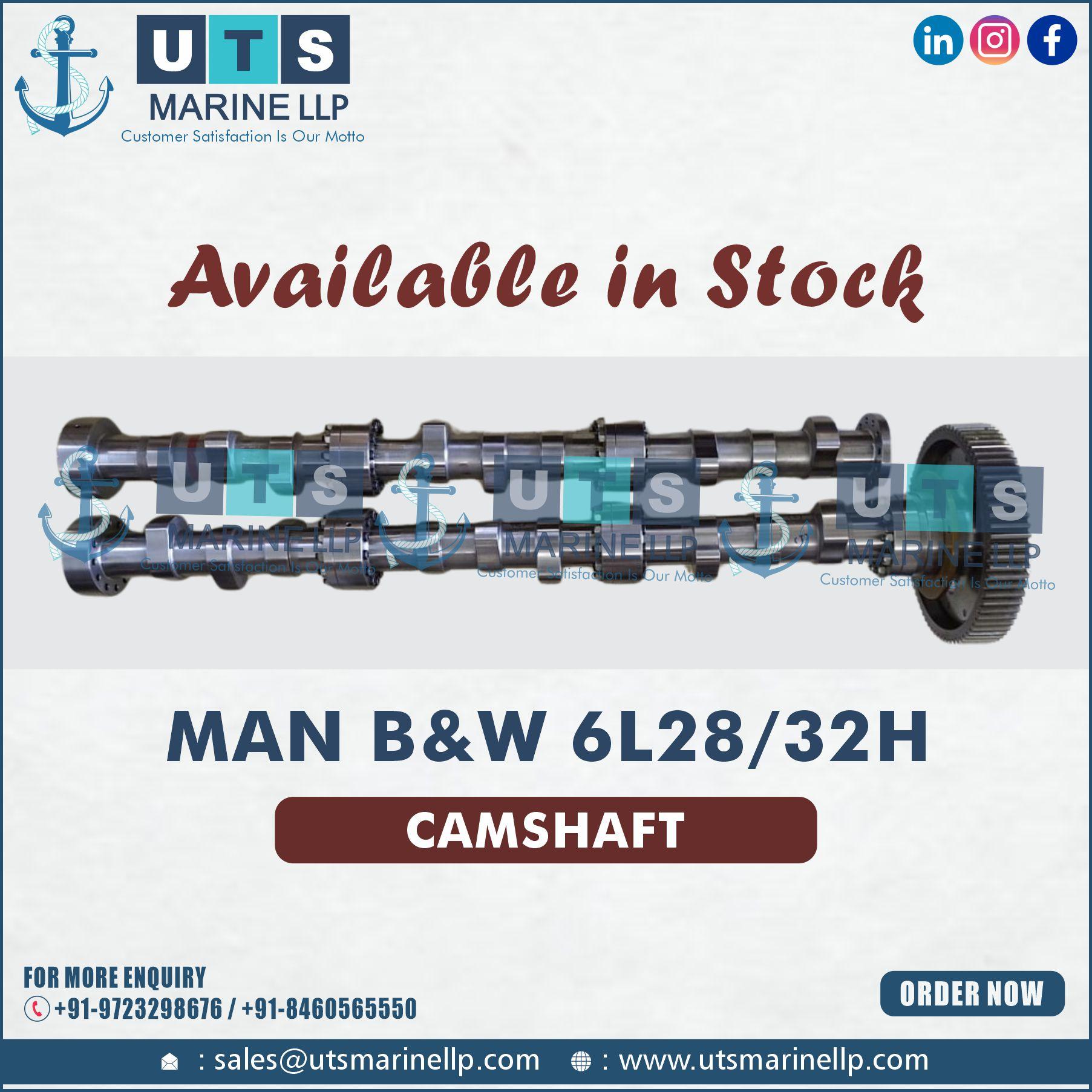 MAN B&W 6L28/32H CAMSHAFT