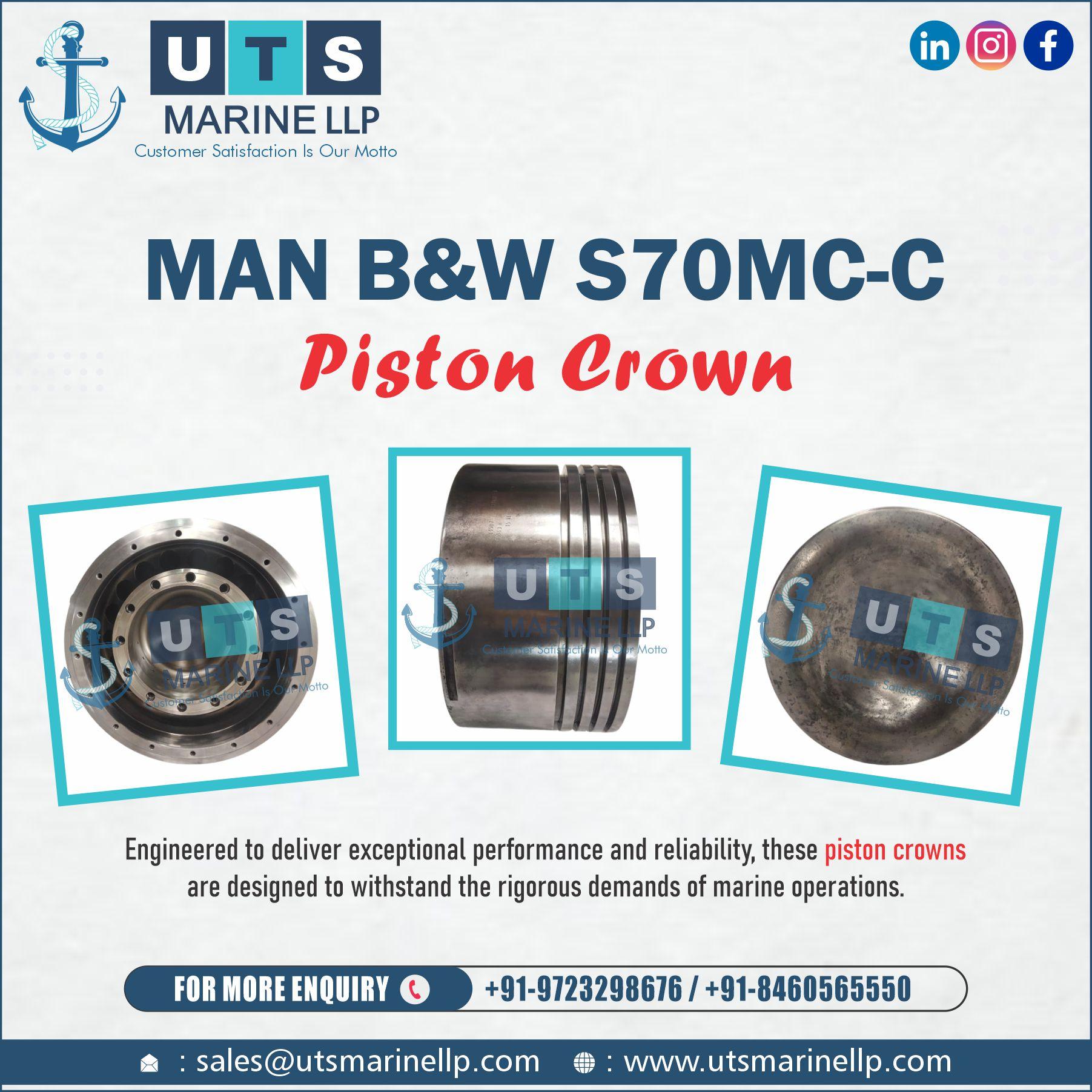 MAN B&W S70MC-C PISTON CROWN